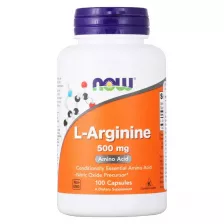 NOW L-arginine 500 mg 100 vcaps