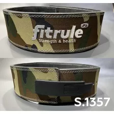 Ремень FitRule weight lifting lever belts in camo design art: 1357