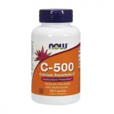 NOW C-500 Calcium Ascorbate 100 vcaps