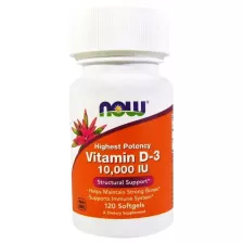NOW Vitamin D-3 10000iu 120 Sofgels