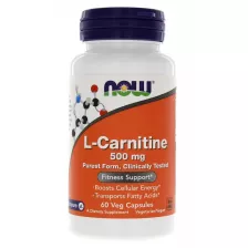 NOW L-Carnitine 500 mg 60 veg caps