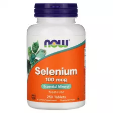 NOW Selenium 100 mcg 250 tabs