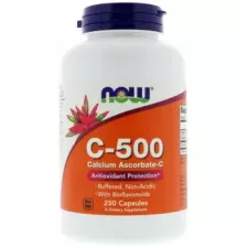 NOW C-500 Calcium Ascorbate 250 vcaps