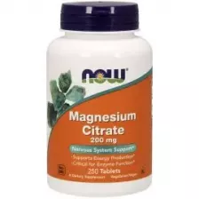 NOW Magnesium Citrate 200 mg 250 tabs