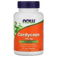 NOW БАД К ПИЩЕ Cordyceps 750 mg 90 Vcaps