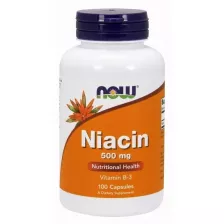 NOW Niacin 500mg 100 Vcaps