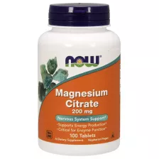 NOW Magnesium Citrate 200 mg 100 tabs