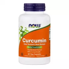 NOW Turmeric Curcumin extract 95% 60 vcaps