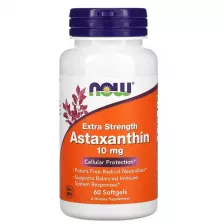 NOW ASTAXANTHIN 10mg 60 sgels