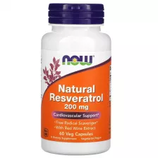 NOW Resveratrol 200mg 60vcaps