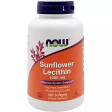 NOW Sunflower Lecithin 1200mg 100 softgels