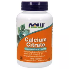 NOW Calcium Citrate With Minerals 100 tabs