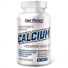 Be First  Calcium bisglycinate chelate + K2 + D3 90 tab
