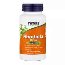 NOW RHODIOLA 5OOMG EXTRACT 3% 60 VCAPS