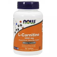 NOW CARNITINE TARTRATE 1000mg 50 TABS
