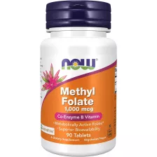 NOW METHYL FOLATE 1,000 mcg 90 TABS