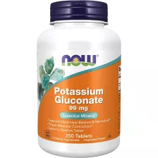 NOW POTASSIUM GLUCONATE 99mg 250 TABS