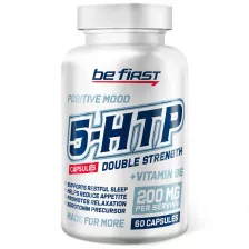 Be First 5-HTP 200 MG+B6 DOUBLE STRENGTH, 60 caps
