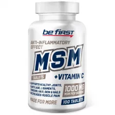 Be First MSM 1000 MG+vitamin C, 100 tabs