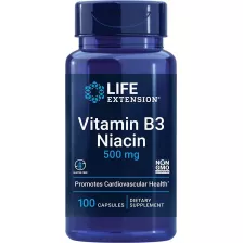 LIFE Extension Vitamin B3 Niacin 500mg 100 caps