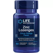LIFE Extension Zinc 60 Lozenges (Citrus-Orange Flavor)