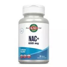 KAL Vitamins NAC+ 600mg 60 Tabs