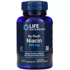LIFE Extension No Flush Niacin 640mg 100 Caps