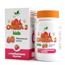 Natural Supp Omega 3 Kids Vitamin E&D 60 caps