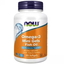 NOW OMEGA-3 MINI GELS 500 MG 180 SGELS