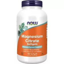 NOW MAGNESIUM CITRATE 134mg 180 SGELS