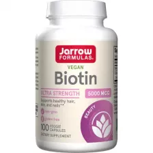 JARROW Biotin jar 5000mg 100 vcaps