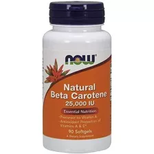 NOW NAT BETA CAROTENE 25000 90 SGELS