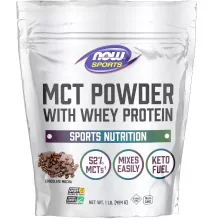 NOW MCT POWDER WITH WHEY PROTEIN 453g