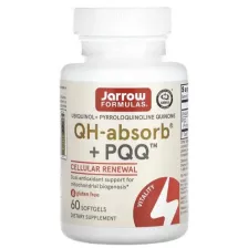JARROW QH+PQQ (ubiquinol + pyrroloquinoline quinone) JF 30 SFTGELS