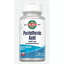 KAL Pantothenic Acid Sustained Release 50ct