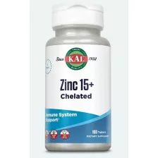 KAL Zinc 15+ Chelated 15mg 100ct