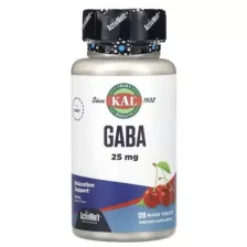 Kal GABA ActivMelt™:87768:Loz, Cherry (Btl-Plastic) 25mg 120 tab