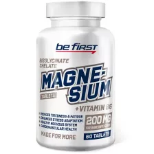 Be First Magnesium bisglycinate chelate + B6 120 caps