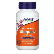 NOW Ubiquinol 200 mg, 60 softgels