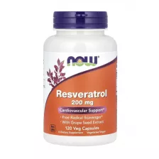 NOW Resveratrol 200mg 120vcaps