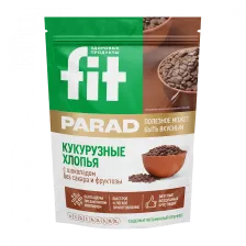 Fit Parad Кукурузные хлопья с шоколадом 200 г (дойпак)