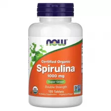 NOW Organic Spirulina 1000 mg 120 tabs