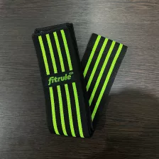 FITRULE Бинт Коленный 2 м Medium (Черно-Зеленый) (без упаковки)