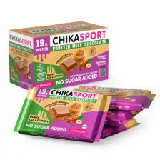 Bombbar CHIKALAB Молочный шоколад с фундучной пастой и хрустящим тестом 100 г