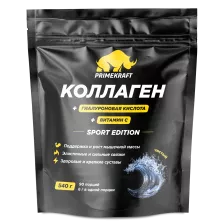 Prime Kraft БАД «Коллаген» (Collagen) Чистый с нейтральным вкусом (Pure), дойпак 540 г