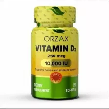 ORZAX VITAMIN D3 10.000 IU Витамин D3 120 sfgel