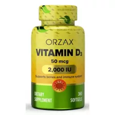 ORZAX VITAMIN D3 2.000 IU Витамин D3 2.000 МЕ 360 sfgel