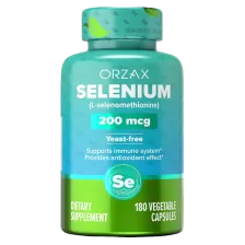 ORZAX SELENIUM 200 MCG Селениум 180vcaps