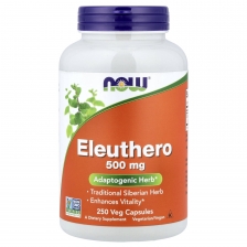 Now Eleuthero 500 mg 250 vcaps
