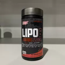 NUTREX Lipo-6 Black 120 Caps (вскрытый, 07/28)